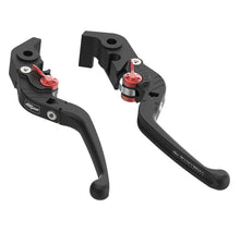 Load image into Gallery viewer, Evotech  Folding Clutch and Brake Lever set for Ducati Scrambler and  Ducati Monster.