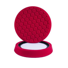 Laden Sie das Bild in den Galerie-Viewer, Chemical Guys Hex Logic Self-Centered Perfection Ultra-Fine Finishing Pad - Red - 7.5in (P12)