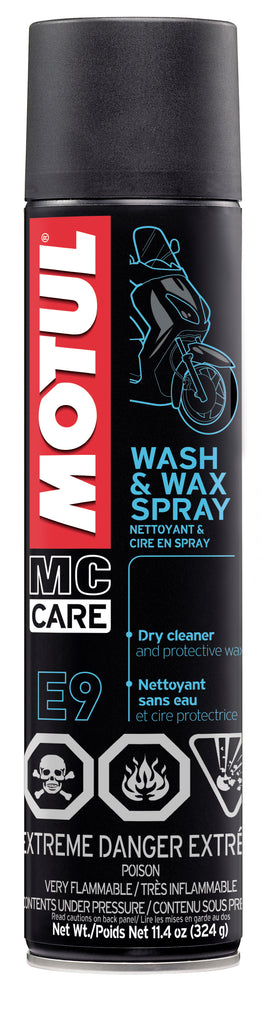 Motul 11.4oz Cleaners WASH & WAX - Body & Paint Cleaner - Case of 12