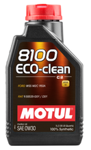 गैलरी व्यूवर में इमेज लोड करें, Motul 1L Synthetic Engine Oil 8100 Eco-Clean 0W30 12X1L - Acea C2/API SM - 1L - Single
