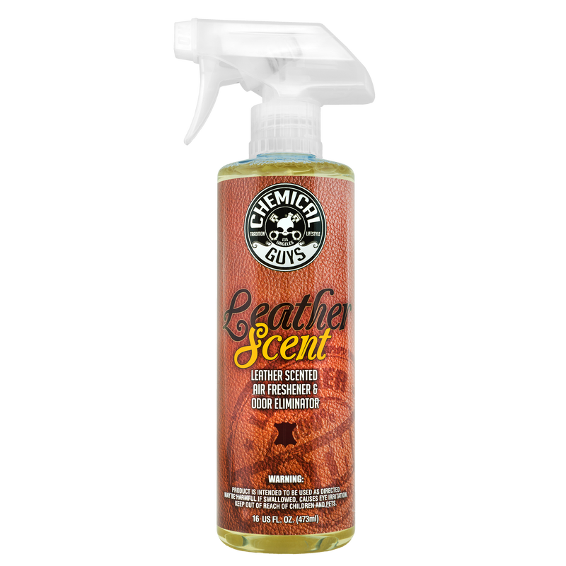 Chemical Guys Leather Scent Air Freshener & Odor Eliminator - 16oz (P6)
