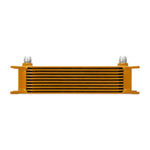Load image into Gallery viewer, Mishimoto Universal 10 Row Oil Cooler - Gold