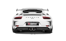 Carica l&#39;immagine nel visualizzatore di Gallery, Akrapovic 2018 Porsche 911 GT3 (991.2) Slip-On Race Line (Titanium) w/Header/Link Pipes/Tail Pipes