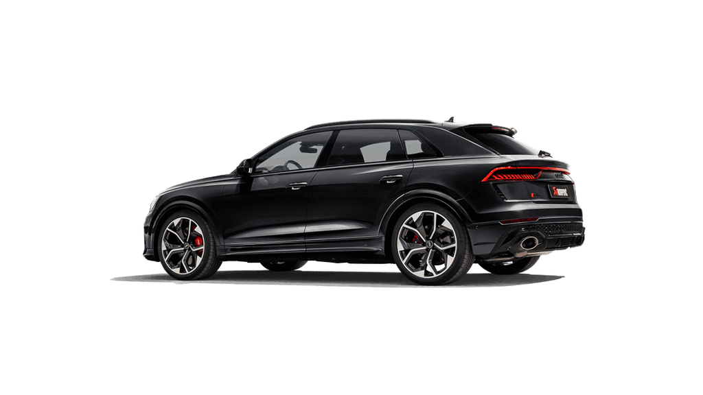 Akrapovic Evolution Line Cat Back (Titanium) w/Carbon Fiber/Titanium Tips for 2020+ Audi RS Q8 (4M) - 2to4wheels
