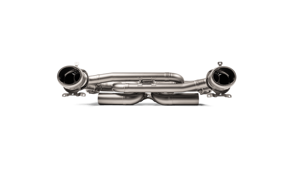 Akrapovic Slip-On Line (Titanium) for 2019+ Porsche 911 Carrera (992 w/Sport Exhaust) w/OPF/GPF - 2to4wheels