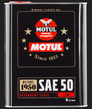 Load image into Gallery viewer, Motul Classic SAE 50 Oil - 6x2L