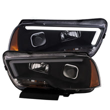 Carica l&#39;immagine nel visualizzatore di Gallery, ANZO 11-14 Dodge Charger Projector Headlights w/ Plank Style Design Black