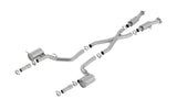 Borla 3in S-Type CatBack Exhaust (Uses Factory Tips) for 2018+ Jeep Grand Cherokee TrackHawk 6.2L V8