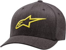 Load image into Gallery viewer, ALPINESTARS Ageless Curve Hat - Charcoal/Hi-Vis Yellow - Small/Medium 1017810101955SM