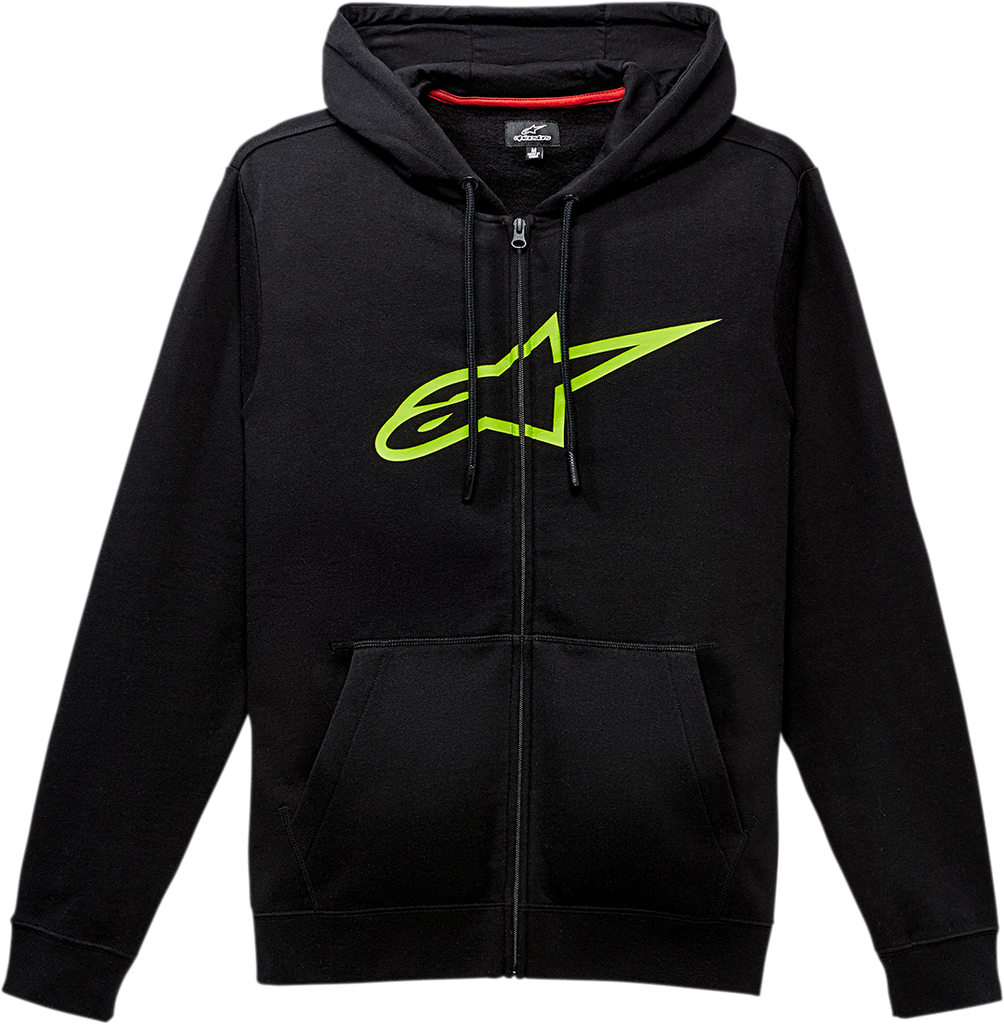 ALPINESTARS Ageless 2 Zip Hoodie - Black/Green - Medium 1038530521060M