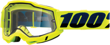 Load image into Gallery viewer, 100% Accuri 2 Enduro Goggles - Fluo Yellow - Clear 50015-00003