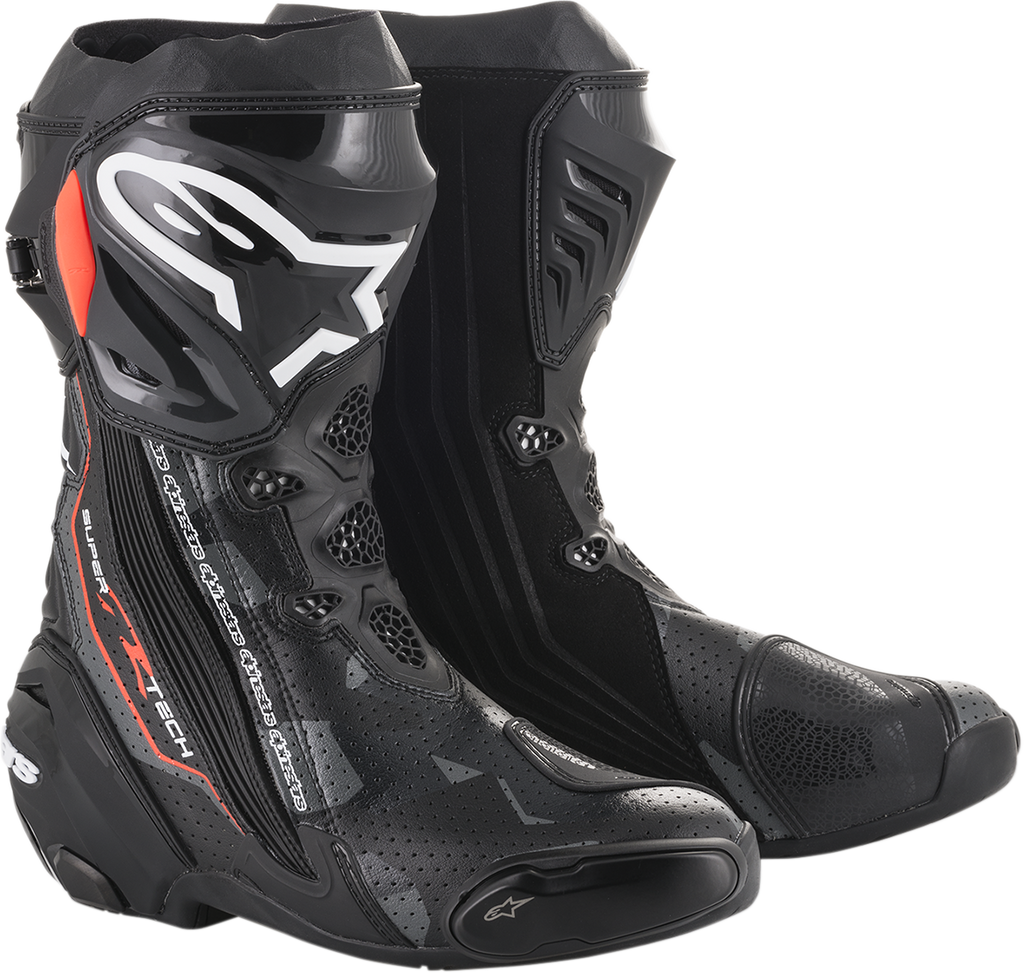 ALPINESTARS Supertech R Boots - Black/Gray/Red - US 7.5 / EU 41 2220015-1052-41