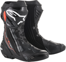 Load image into Gallery viewer, ALPINESTARS Supertech R Boots - Black/Gray/Red - US 7.5 / EU 41 2220015-1052-41
