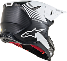 Load image into Gallery viewer, ALPINESTARS Supertech M10 Helmet - Dyno - MIPS - Black/White - Small 8301119-1301-SM