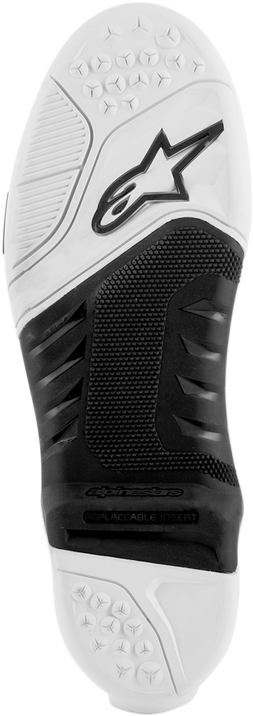 ALPINESTARS Tech 10 Replacement Boot Soles - Black/White - Size 9/10 25SUT19-12-910