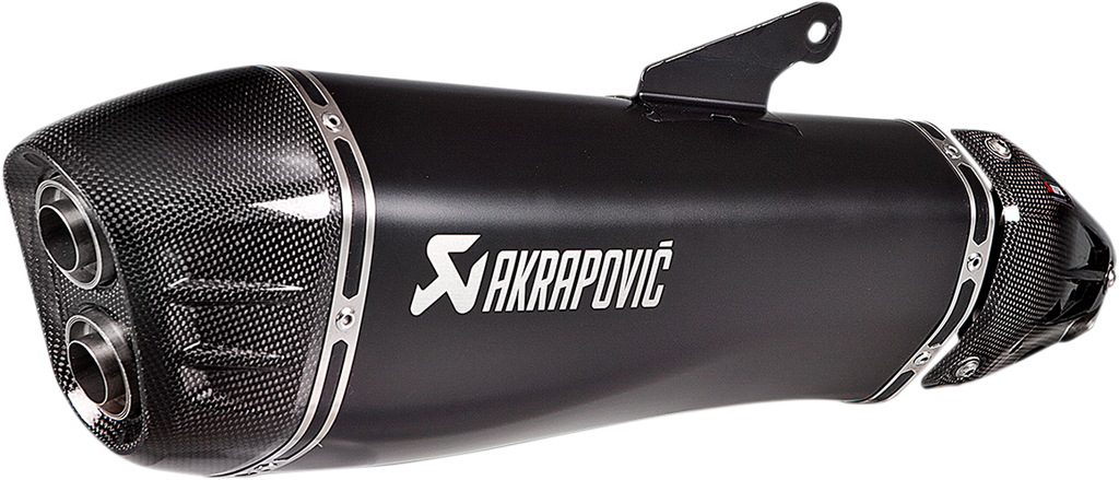 AKRAPOVIC Black Titanium Muffler - Ninja H2 SX S-K10SO21HRAABL