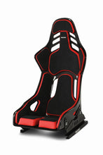 Charger l&#39;image dans la galerie, Recaro Podium (Large) CFK Carbon Fiber Right Hand Seat - Black Alcantara/Red Leather