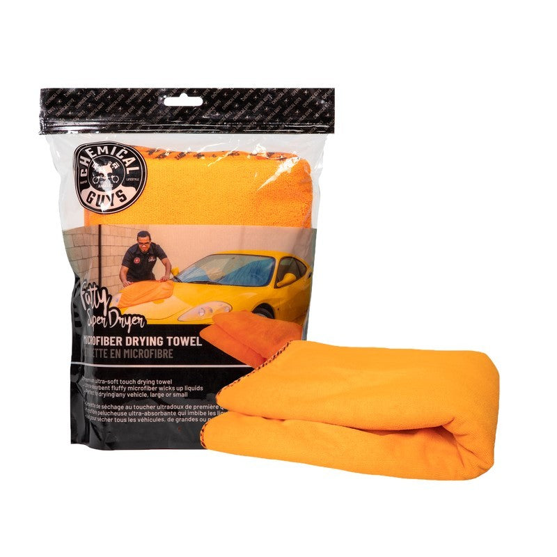 Chemical Guys Fatty Super Dryer Microfiber Drying Towel - 25in x 34in - Orange (P12)