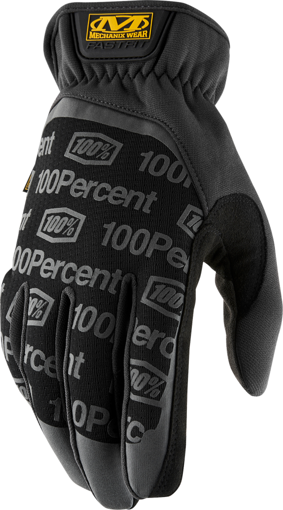 100% 100% Fastfit? Gloves - Black - Large 100-MFF-05-010