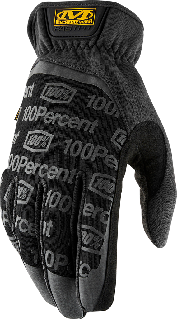 100% 100% Fastfit? Gloves - Black - Medium 100-MFF-05-009