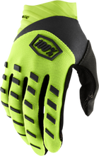 Load image into Gallery viewer, 100% Youth Airmatic Gloves - Fluorescent Yellow/Black - Small 10001-00004
