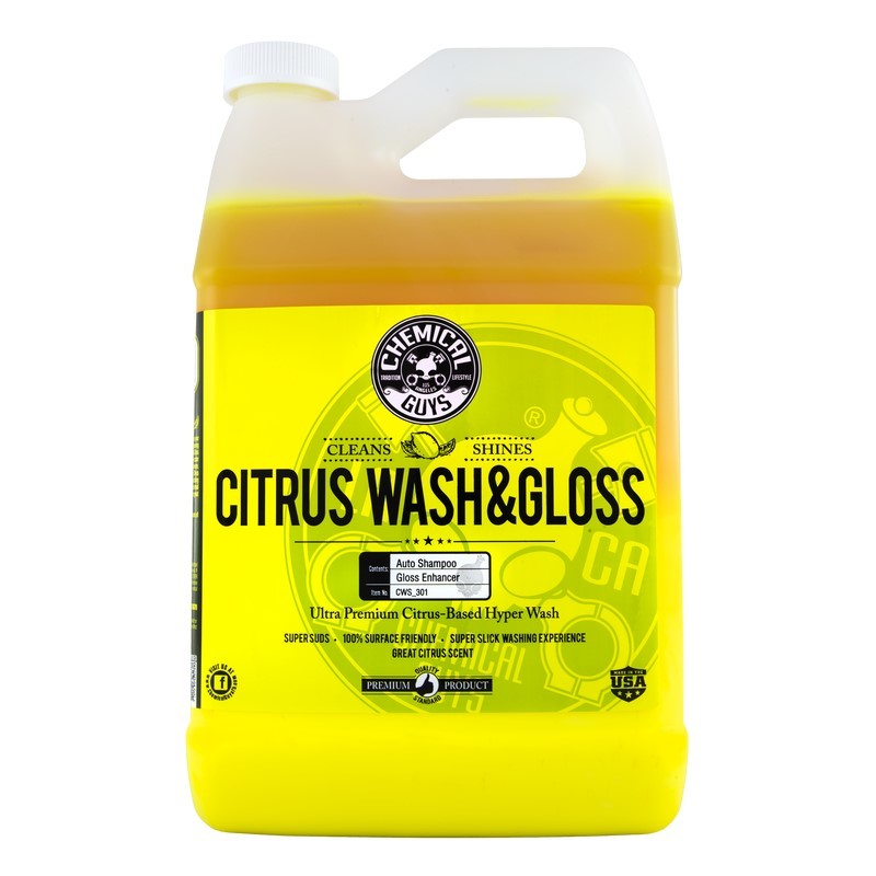 Chemical Guys Citrus Wash & Gloss Concentrated Car Wash - 1 Gallon (P4)