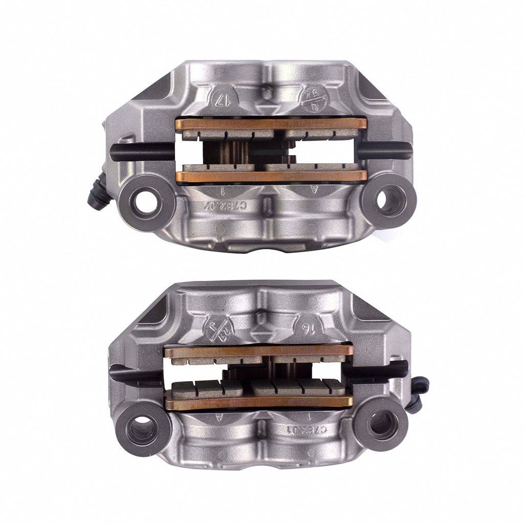Brembo GP4-RS Front Caliper Set (Monobloc Radial Mount) Titanium Grey - 2to4wheels