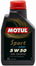 गैलरी व्यूवर में इमेज लोड करें, Motul 1L Synthetic Engine Oil Sport 5W50 API SM/CF - Single