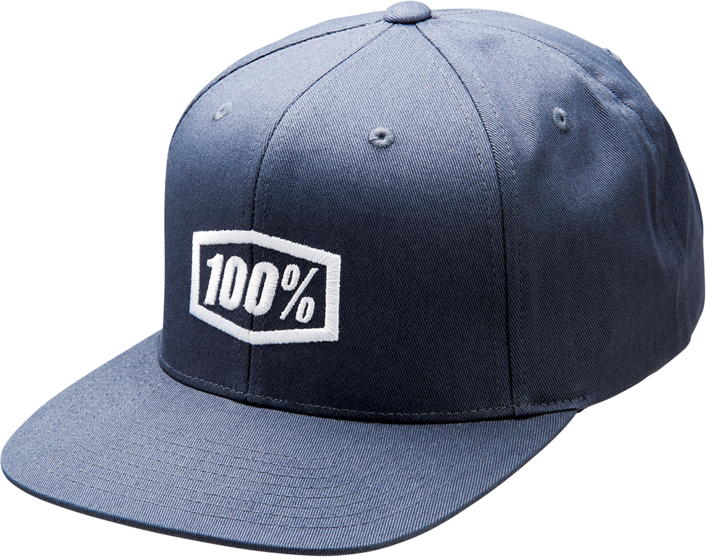 100% Youth Icon Snapback Hat - Charcoal - One Size 20047-00001