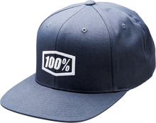 Load image into Gallery viewer, 100% Youth Icon Snapback Hat - Charcoal - One Size 20047-00001