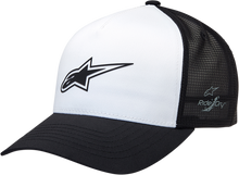 गैलरी व्यूवर में इमेज लोड करें, ALPINESTARS Advantage Tech Trucker Hat - Black/White - One Size 1212811601010OS
