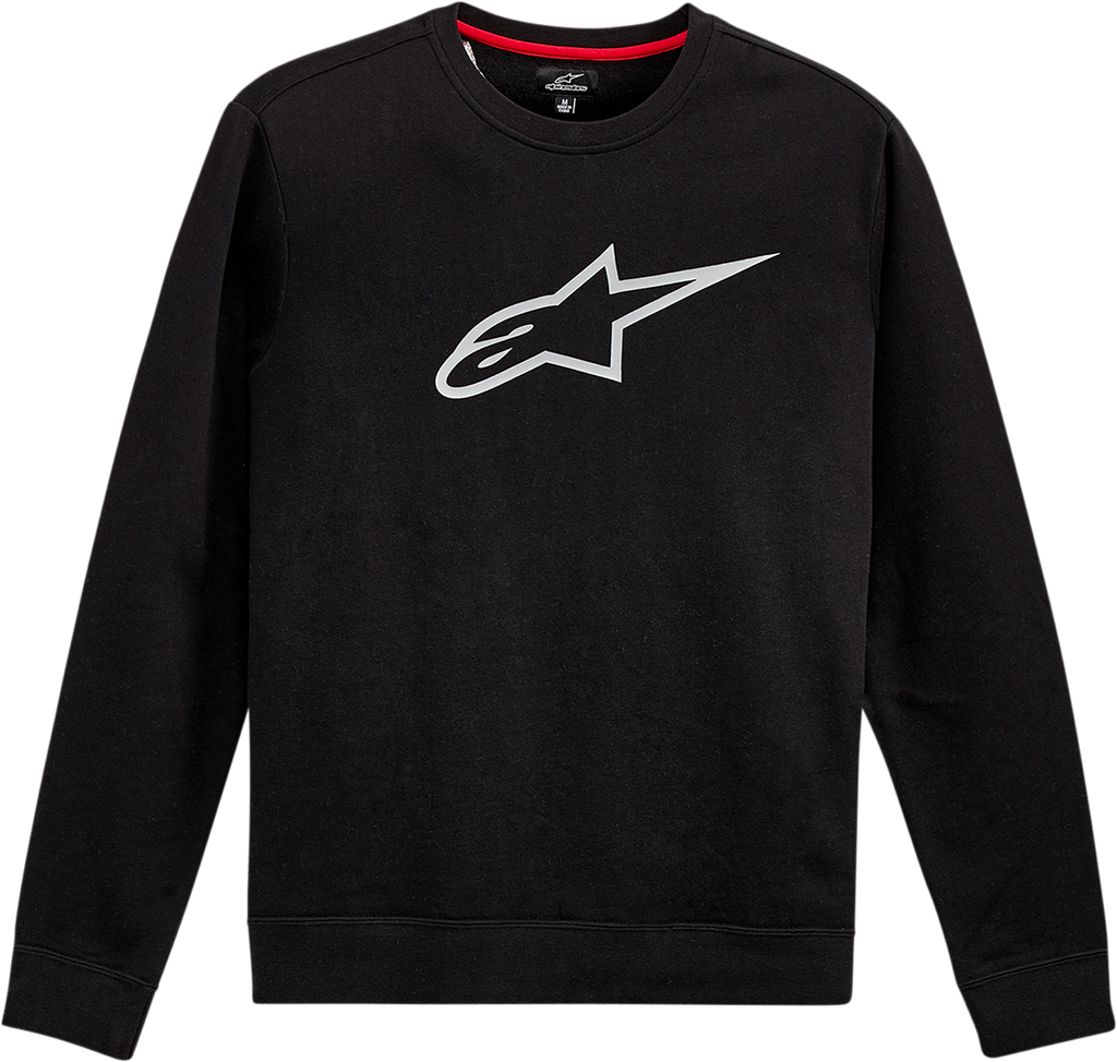 ALPINESTARS Ageless Crew Fleece - Black/Gray - Medium 1212513221011M