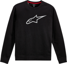 Load image into Gallery viewer, ALPINESTARS Ageless Crew Fleece - Black/Gray - Medium 1212513221011M