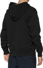 Load image into Gallery viewer, 100% Youth Icon Hoodie - Black - Small 20030-00000