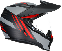 Load image into Gallery viewer, AGV AX9 Helmet - Refractive ADV - Matte Carbon/Red - Small 217631O2LY01405