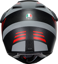 Load image into Gallery viewer, AGV AX9 Helmet - Refractive ADV - Matte Carbon/Red - Large 217631O2LY01409