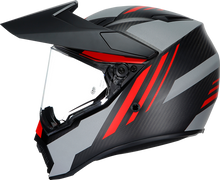 Load image into Gallery viewer, AGV AX9 Helmet - Refractive ADV - Matte Carbon/Red - XL 217631O2LY01410