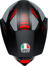 Load image into Gallery viewer, AGV AX9 Helmet - Refractive ADV - Matte Carbon/Red - XL 217631O2LY01410