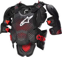 Load image into Gallery viewer, ALPINESTARS A-10 Roost Guard V2 - Black/Red - XS/S 6700523-1431-XS