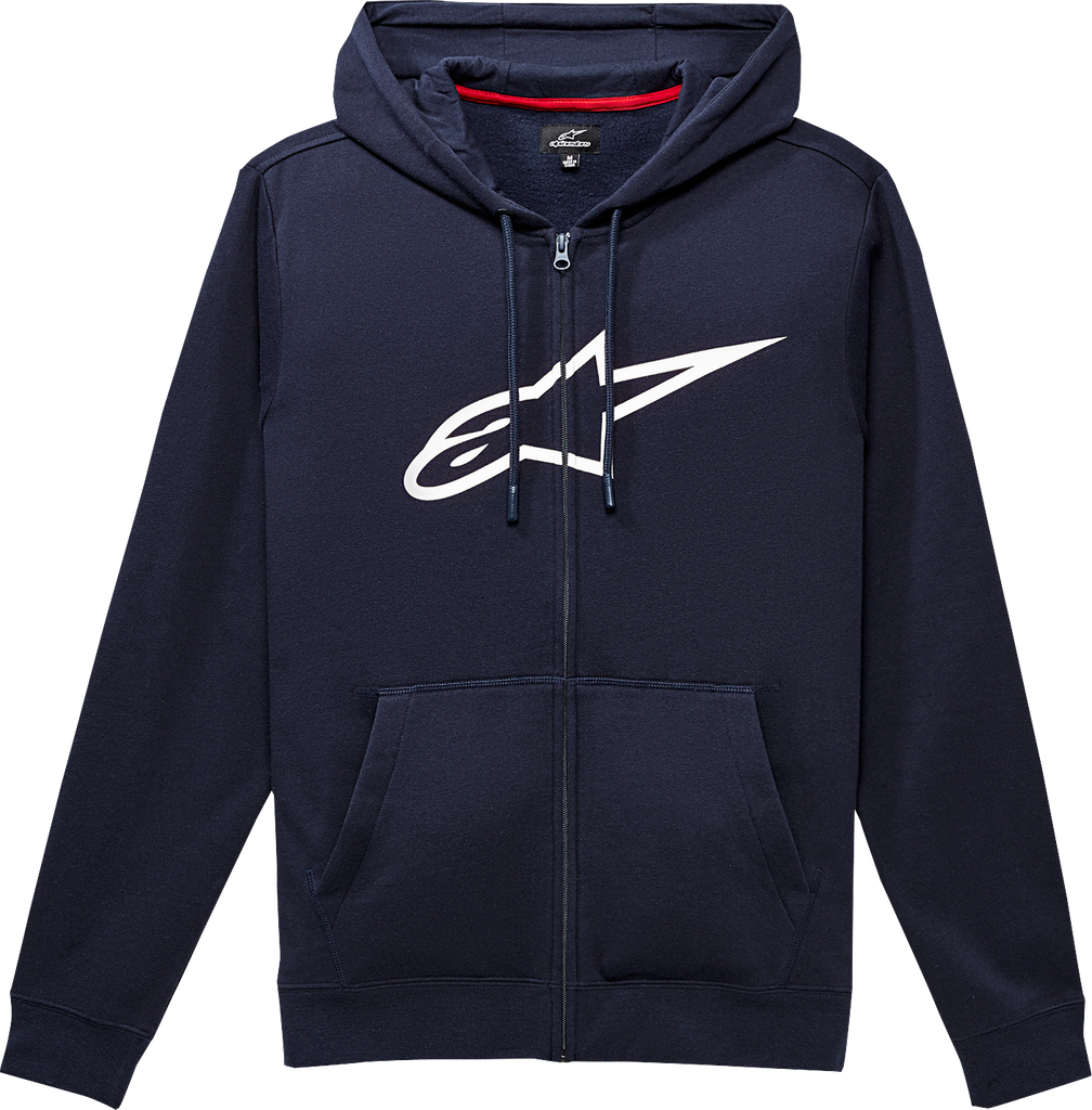 ALPINESTARS Ageless 2 Zip Hoodie - Navy/White - Medium 1038530527020M