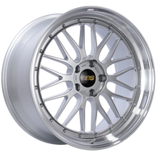 Load image into Gallery viewer, BBS LM 20x10 5x120 ET33 Diamond Silver Center Diamond Cut Lip Wheel -82mm PFS/Clip Required