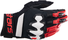 Charger l&#39;image dans la galerie, ALPINESTARS Halo Gloves - Black/White/Bright Red - XL 3504822-1304-XL