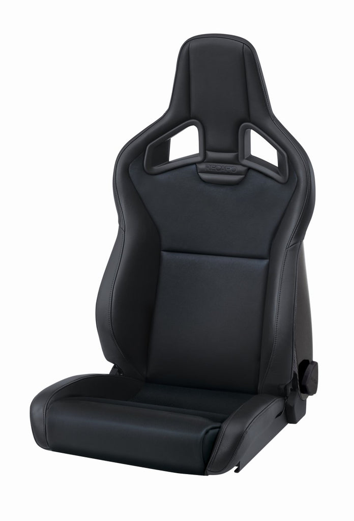 Recaro Cross Sportster CS w/Heat Passenger Seat - Black Leather/Black Leather