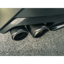 Carica l&#39;immagine nel visualizzatore di Gallery, Akrapovic 2019 BMW Z4 M40i (G29) Slip-On Line (Titanium) w/Carbon Fiber Tips