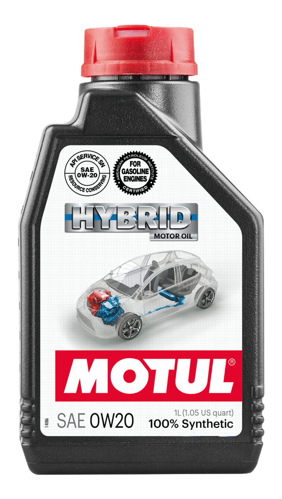 Motul 1L Hybrid Synthetic Motor Oil - 0W20 - Single