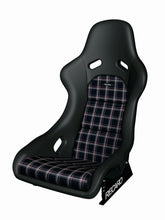 Charger l&#39;image dans la galerie, Recaro Classic Pole Position ABE Seat - Black Leather/Classic Checkered Fabric