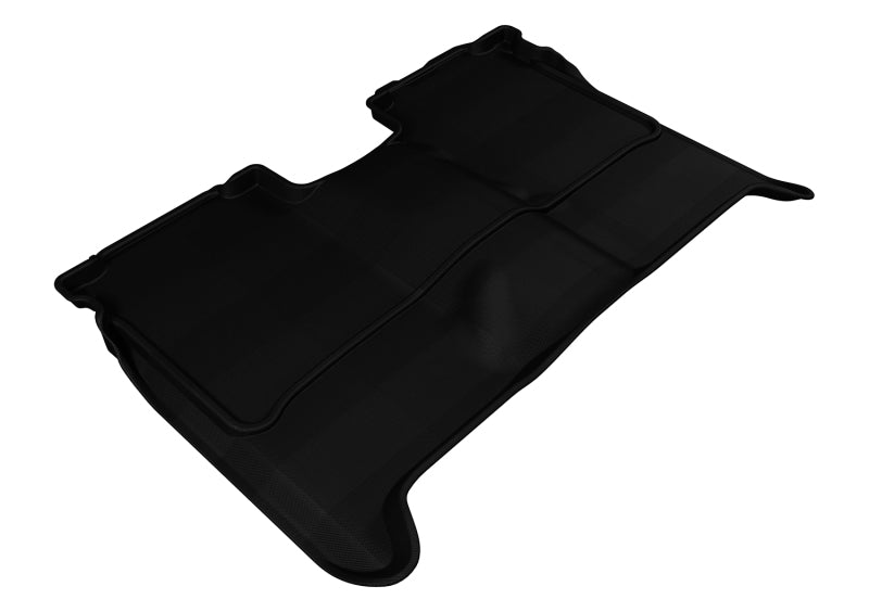 3D MAXpider 2004-2015 Nissan Titan Crew Cab Kagu 2nd Row Floormats - Black