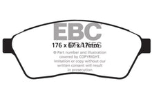 Load image into Gallery viewer, EBC 10-11 Cadillac SRX 2.8 Turbo Yellowstuff Front Brake Pads
