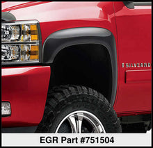 Load image into Gallery viewer, EGR 07-13 Chev Silverado 6-8ft Bed Rugged Look Fender Flares - Set