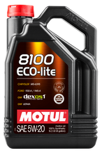 Load image into Gallery viewer, Motul 5L Synthetic Engine Oil 8100 5W20 ECO-LITE - Single
